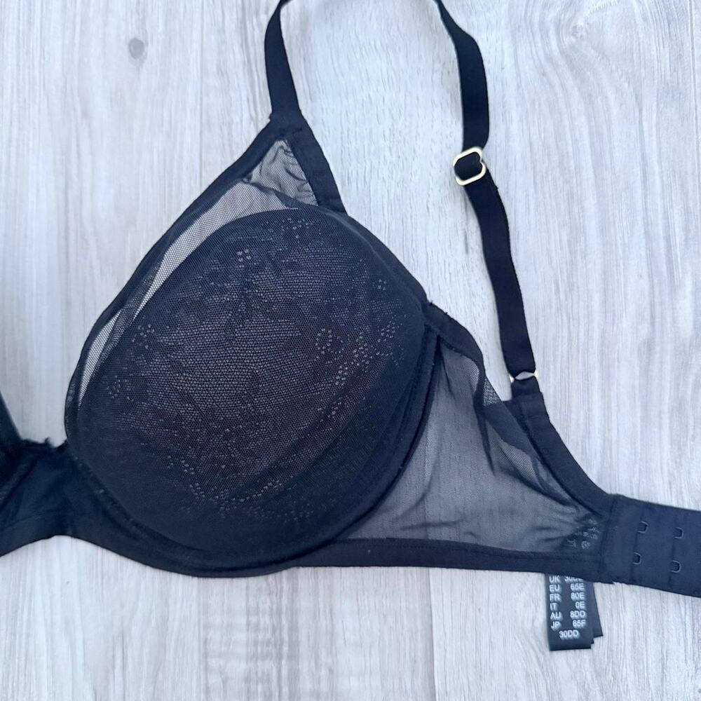 Natori Black Lace Underwire Bra – 30DD - Picture 2 of 6